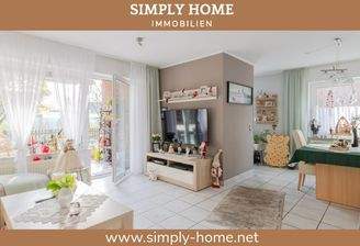 Teilansicht Wohn-/Ess-/Küchenbereich