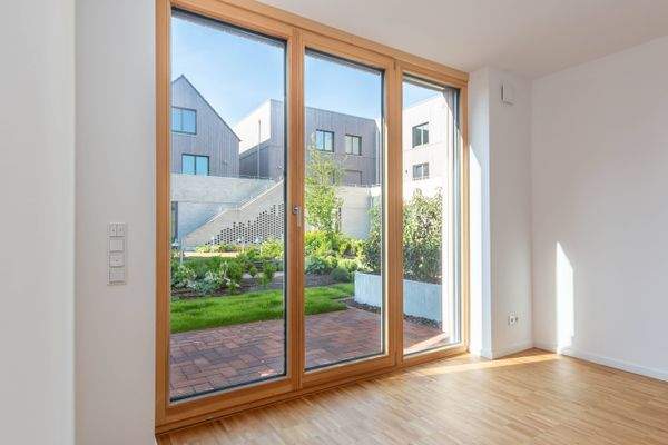 Wohnzimmer und Terasse