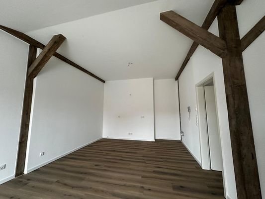 Zimmer mit Balken