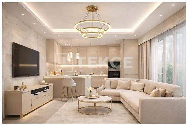 Apartments 300 m from the Beach in Alanya Kestel