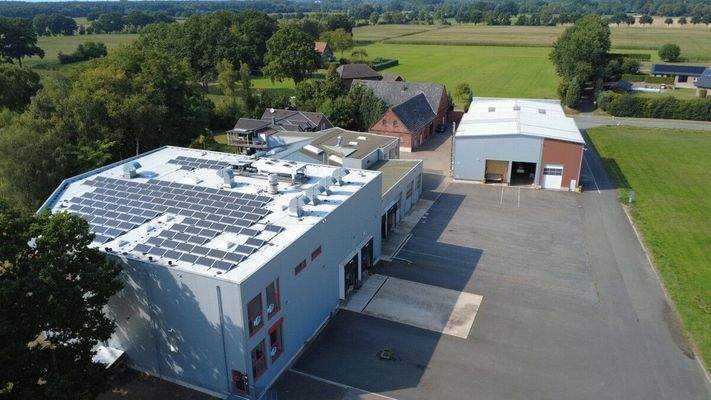 Luftbild-Seitenansicht