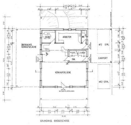 Erdgeschoss Grundriss