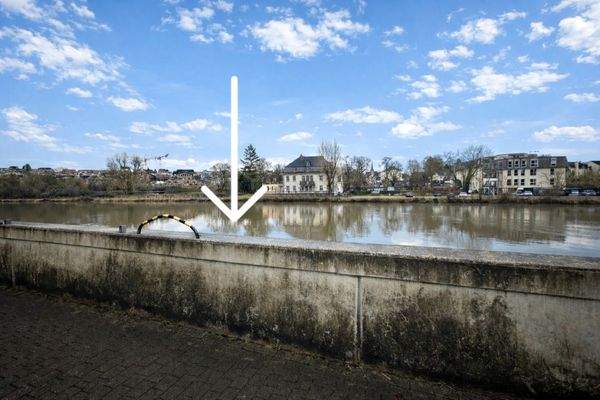 Hochwasser-Schutzmauer