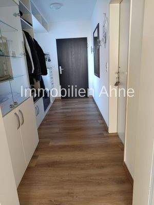 Blick in Flur Garderobe