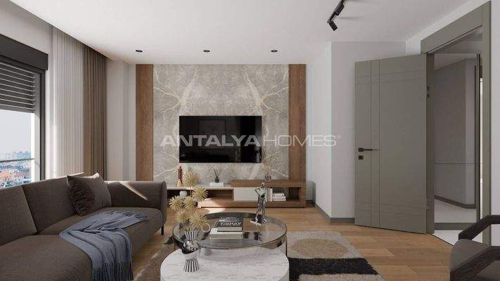 Elegant Flats Near Shopping Mall in Muratpasa Antalya