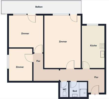 Grundrissplan ohne Maßstab