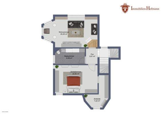 1. Obergeschoss Villa