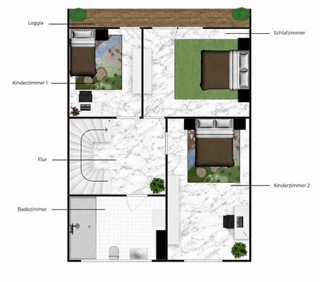 Grundriss Obergeschoss