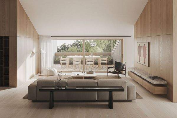 Sonnige Loggien im Dachgeschoss