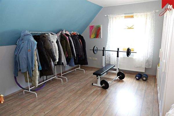 Ankleidezimmer im Obergeschoss