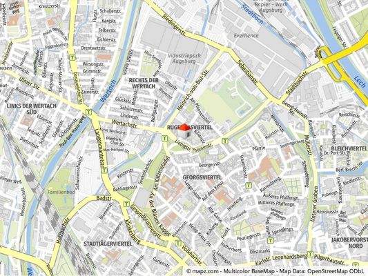 Geolyzer Kartenausschnitt