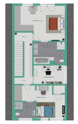 OG - Grundriss nicht maßstabsgetreu