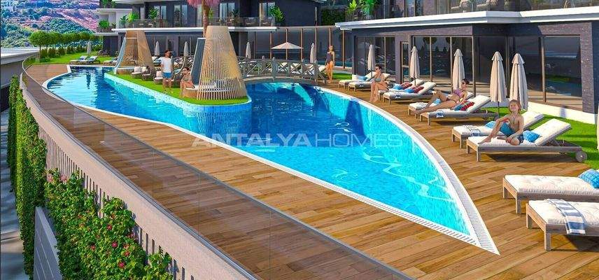 Stylish Real Estate in Luxury Complex in Kargicak Alanya