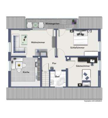 Raumaufteilung Dachgeschoss