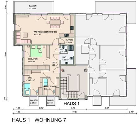 Haus 1 Wohnung 7