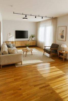 Wohnzimmer  Einrichtungsvorschlag KI