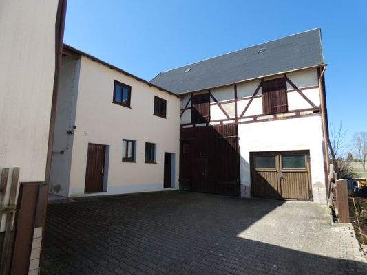 Ansicht Verbindungsbau mit Scheune / Innenhof