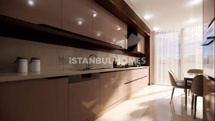 New Apartments with Botanic Garden in Buyukcekmece Istanbul