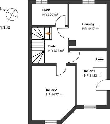 Grundriss Kellergeschoss