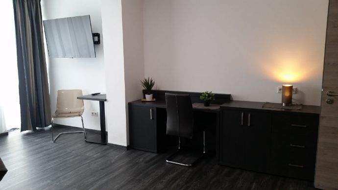 Flat-TV groß, in den Appartements