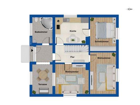 Grundriss - Erdgeschoss 