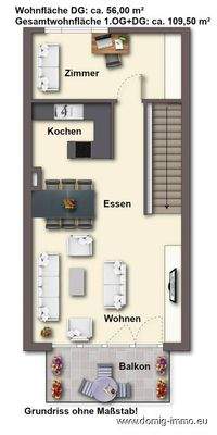 Grundriss DG ohne Maßstab