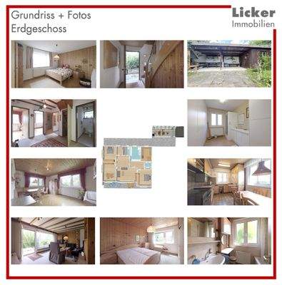 Grundriss + Fotos - Erdgeschoss