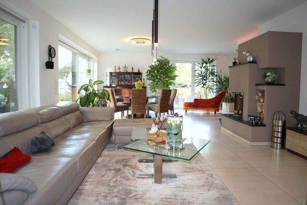 Wohnbereich mit Kaminofen