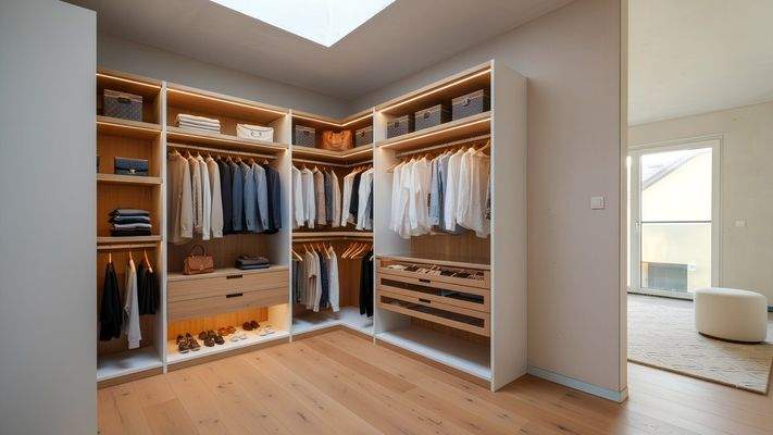 Schrankraum Elternbereich Obergeschoss