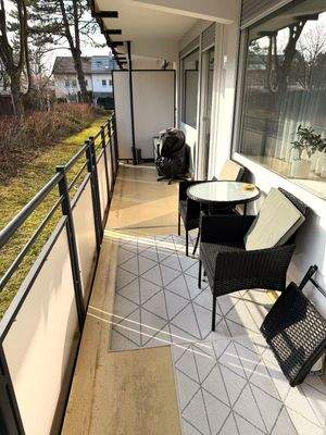 Balkonansicht Möbel ggf. Ablöse