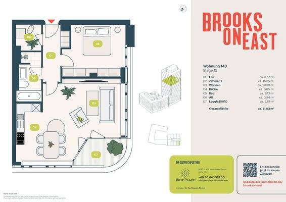 Vertriebsgrundriss WE148