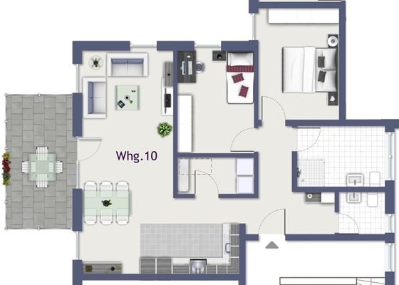 Grundriss Whg. 10