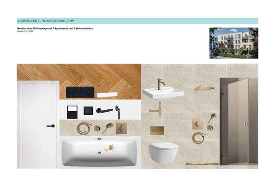 Bemusterung der Wohnungen 