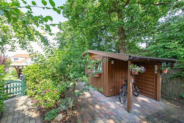 Gartenhaus für Fahrräder & Co.