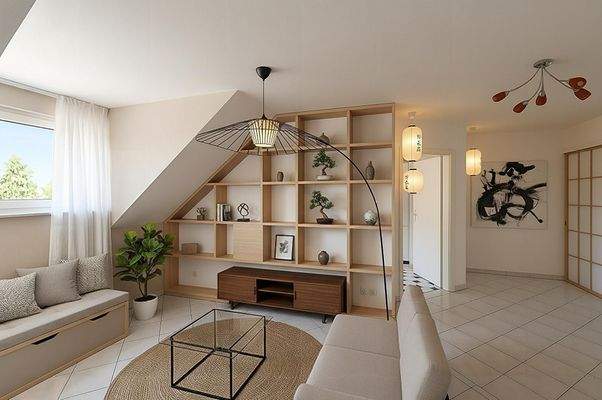 Wohnzimmer Visualisierung