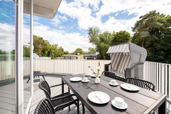 Ungestörtes Leben auf der Dachterrasse