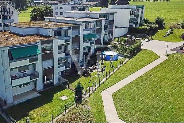 Luftbild Gartenseite