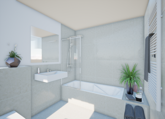 Bad (Visualisierung, Wohnbeispiel)