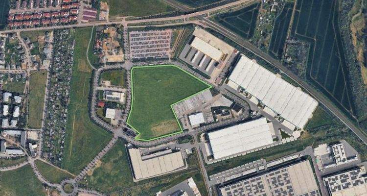 Luftbild Industriefläche