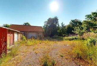 Blick auf das Grundstück