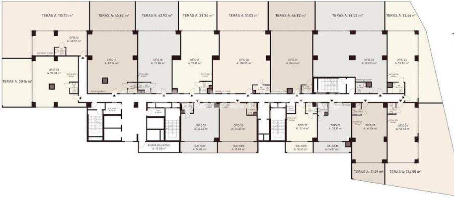 Commercials by Metro and Main Road in İstanbul Ataşehir