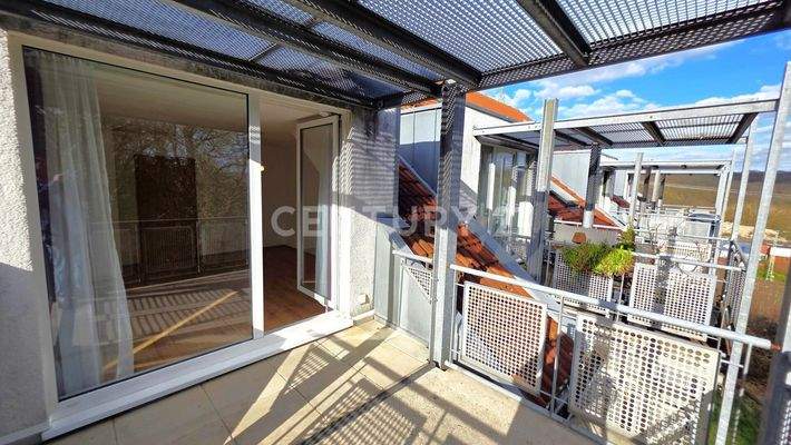 Gegenseite des Balkons