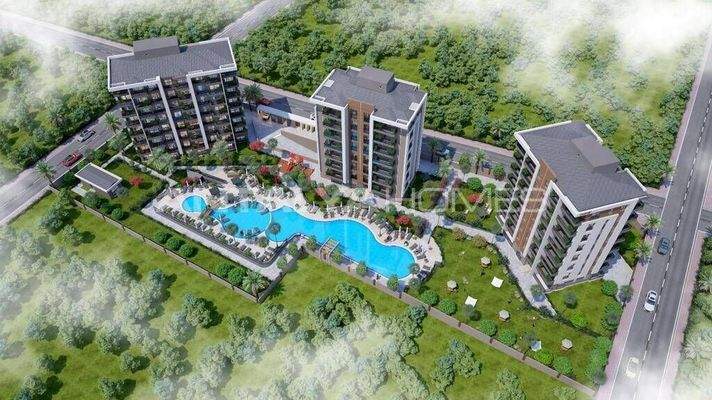 Properties in Complex with Rich Amenities in Antalya Altintas