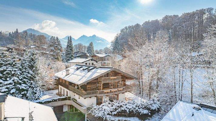 KITZIMMO-Exklusive Gartenwohnung in Top-Ruhelage auf der Bichlalm - Immobilien Kitzbühel.