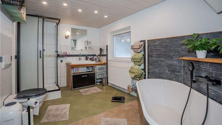 Tageslicht-Badezimmer