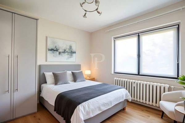 Schlafzimmer digital möbliert