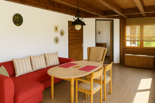 Wintergarten als zentraler Wohn- & Verbindungsraum