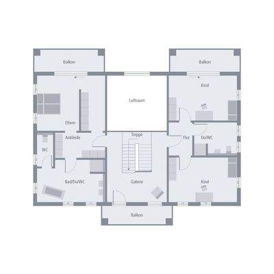 Grundriss Obergeschoss