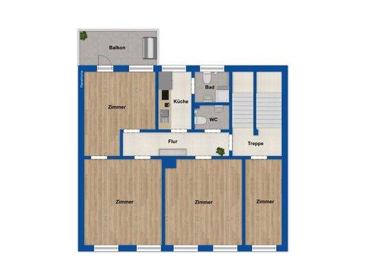 Grundriss 2. Obergeschoss 