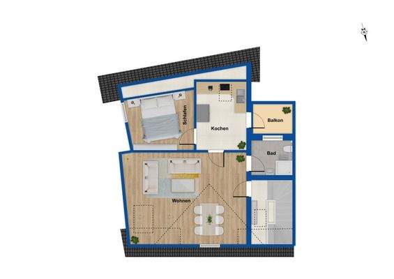 Grundriss Dachgeschoss
